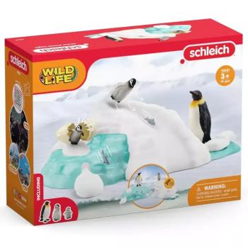 Schleich: Wild Life - Pingvin családi móka figura szett (42661) kép
