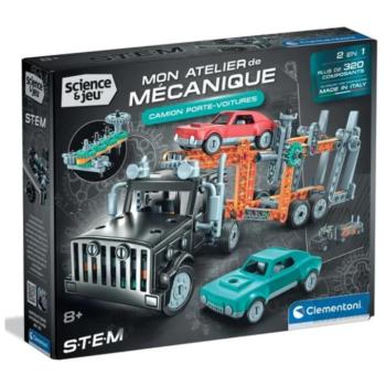 Science & Play: Mechanikai műhely - Szállító kamion építőkészlet - Clementoni kép