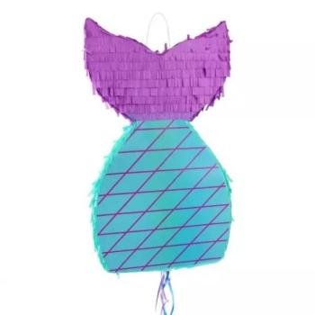 Sellő mintás pinata - 30 x 50 x 7cm kép