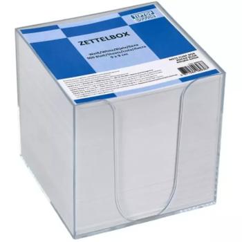 Spirit: Jegyzettömb átlátszó tárolóban 900lapos 9x9x9cm kép