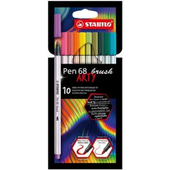 Stabilo: Pen 68 Brush ARTY ecsetfilc készlet 10db-os kép