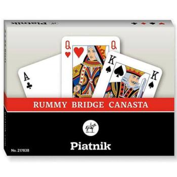 Standard Römi kártya, dupla csomag 2x55 lap - Piatnik kép