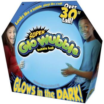 Super Glo Wubble világító buboréklabda kék színben 75cm kép