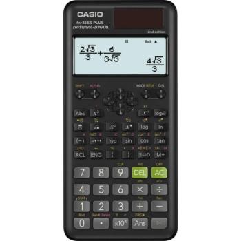 Számológép tudományos CASIO FX 85 ES PLUS 2E 252 funkciós 4 soros 15 digites fekete kép