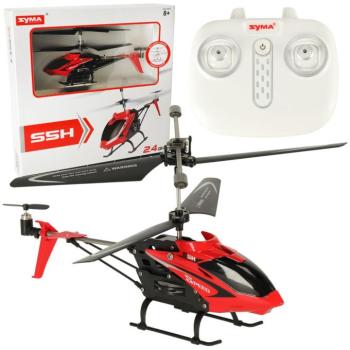 Távirányítós helikopter RC SYMA S5H 2.4GHz RTF piros kép