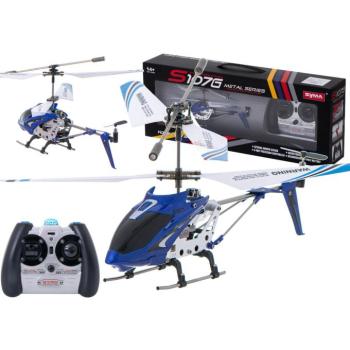 Távirányítós helikopter SYMA S107G kék távirányítóval kép