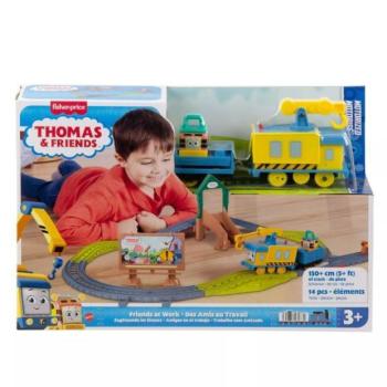 Thomas és barátai: Barátok a munkahelyen motorizált pályaszett - Mattel kép