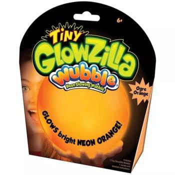 Tiny Glowzilla Wubble világító neon buboréklabda narancssárga színben 30cm kép