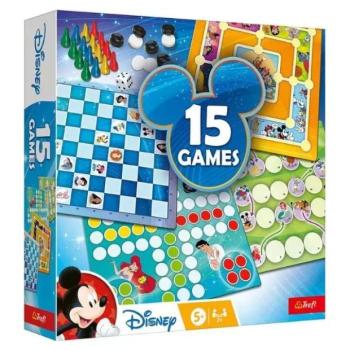 Disney: 15 az 1-ben társasjáték gyűjtemény - Trefl kép
