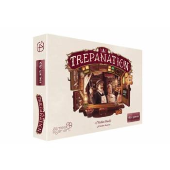 Trepanation társasjáték, angol nyelvű kép