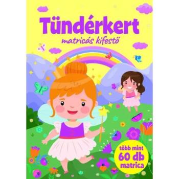 Tündérkert - matricás kifestő kép