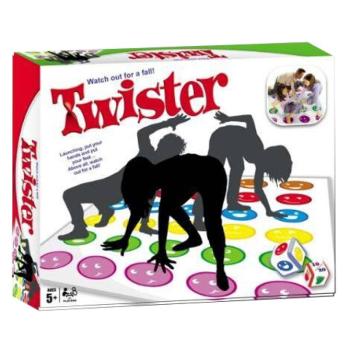 Twister ügyességi játék dobókockával kép