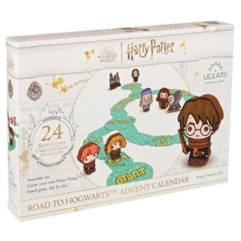 UGEARS Road to Hogwarts™ Advent Calendar Model kép