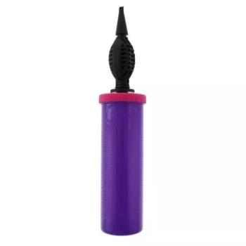 Univerzális lufi pumpa, lila - 30 cm kép