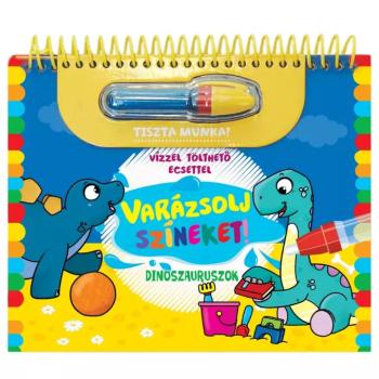 Varázsolj színeket! - Dinoszauruszok foglalkoztató füzet kép