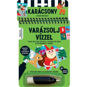 Varázsolj vízzel kifestőfüzet - Karácsony kép