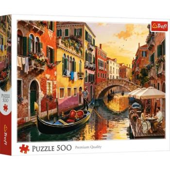 Velence naplementekor Premium Quality 500 db-os puzzle – Trefl kép