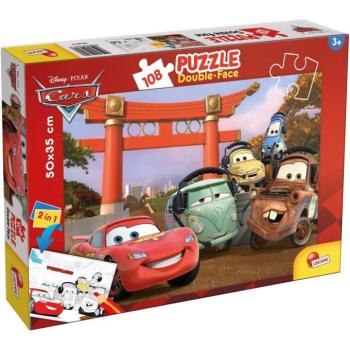 Verdák 2 az 1-ben 108db-os puzzle és színező 50x35cm - Lisciani kép
