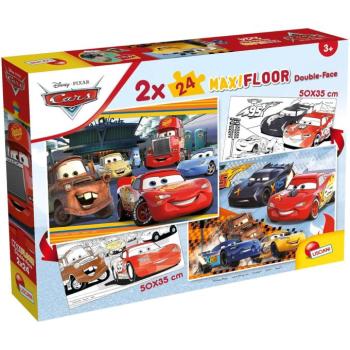 Verdák 2 az 1-ben 2x24db-os maxi puzzle és színező - Lisciani kép