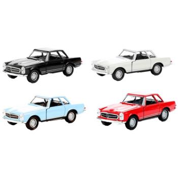Welly: Mercedes-Benz 1963 230SL fém kisautó modell többféle változatban 11cm kép