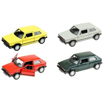 Welly: Volkswagen Golf I GTI fém kisautó modell többféle változatban 11cm