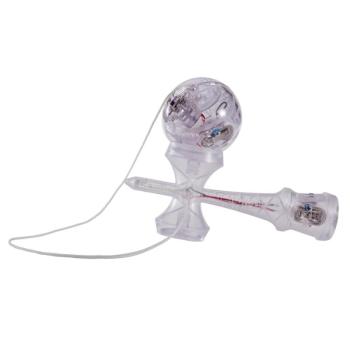 YoYoFactory Catchy LED kendama átlátszó, kék/pirosan világító kép
