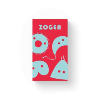 Zogen társasjáték, angol nyelvű kép