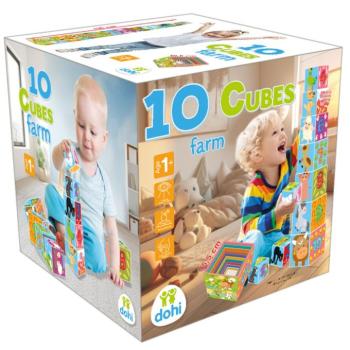 10 Cube Kockarakosgató játék - Farm
