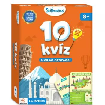 10 kvíz - A világ országai társasjáték kép