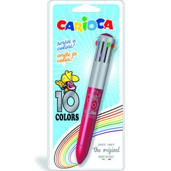 10 színnel író toll több változatban 1db - Carioca kép