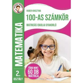 100-as számkör matricás iskolai gyakorló kép
