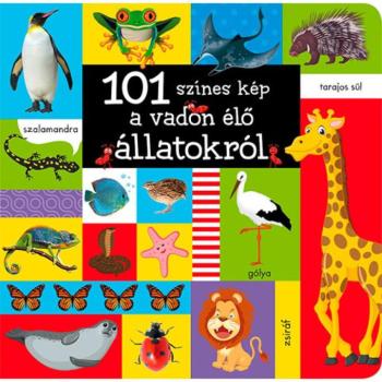 101 színes kép a vadon élő állatokról babakönyv kép