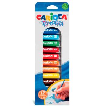 12 db-os színes tempera szett - Carioca kép