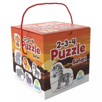 2-3-4 Darabos Puzzle - Safari kép