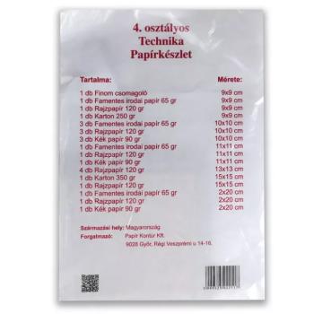 4.osztályos Technika papírkészlet 25db-os kép