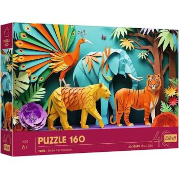 40 Éves Jubileum - Paper Art: Dzsungel 160db-os puzzle - Trefl kép
