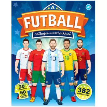 A futball csillagai matricás füzet