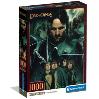 A Gyűrűk Ura: Aragorn útja 1000db-os puzzle - Clementoni kép