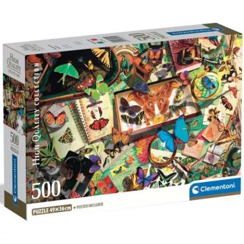 A lepkegyűjtő 500db-os HQC kompakt puzzle - Clementoni kép