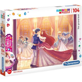 A nagy bál Supercolor ékszer-puzzle 104db-os - Clementoni kép