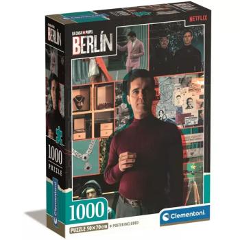 A nagy pénzrablás: Berlin főszereplő 1000db-os Compact puzzle 50x70cm - Clementoni kép