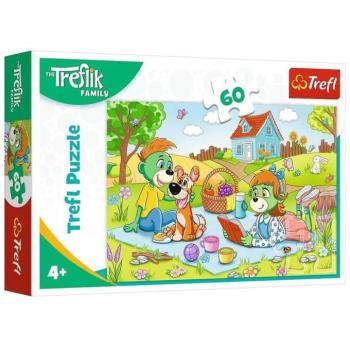 A Treflik család kalandjai - 60 db-os puzzle - Trefl kép
