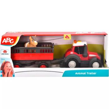 ABC Massey állatszállító traktor lóval - Simba Toys kép