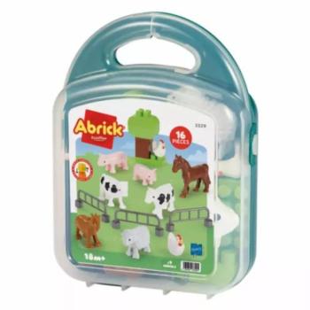 Abrick: Állatok a farmról játékszett - 16 darabos