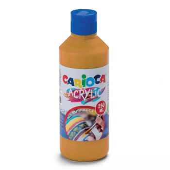Acrylic 250ml-s akril festék arany színben - Carioca kép