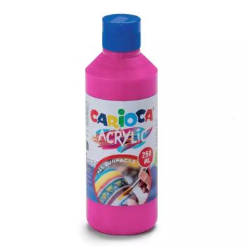 Acrylic 250ml-s akril festék rózsaszín színben - Carioca kép