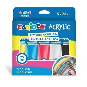 Acrylic 5x75ml-s akril festék szett - Carioca