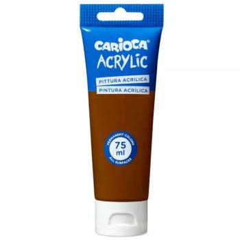 Acrylic 75ml-s akril festék barna színben - Carioca kép