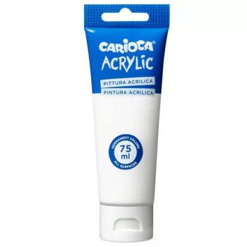 Acrylic 75ml-s akril festék fehér színben - Carioca kép