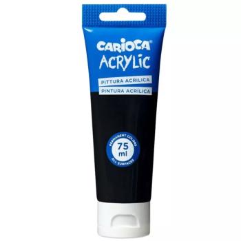 Acrylic 75ml-s akril festék fekete színben - Carioca kép
